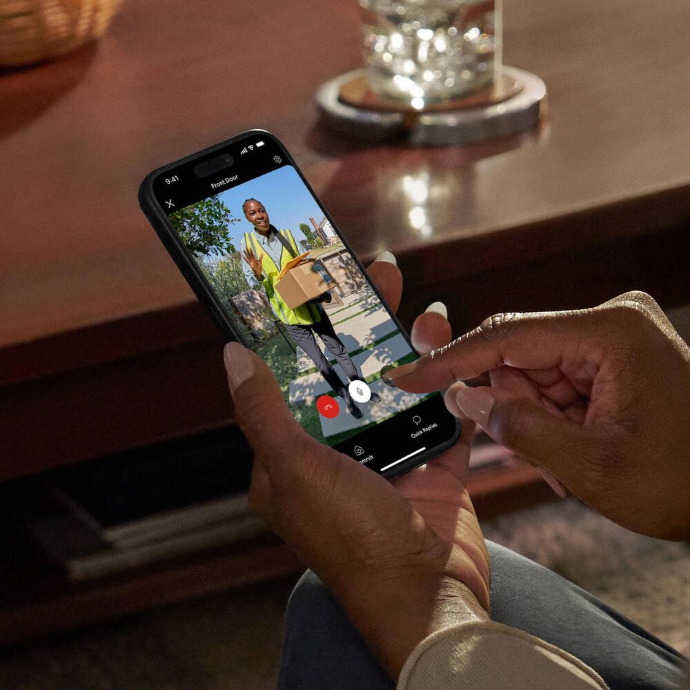 Ring Wired Doorbell Pro with Retinal 4K in Deep Silver, , large