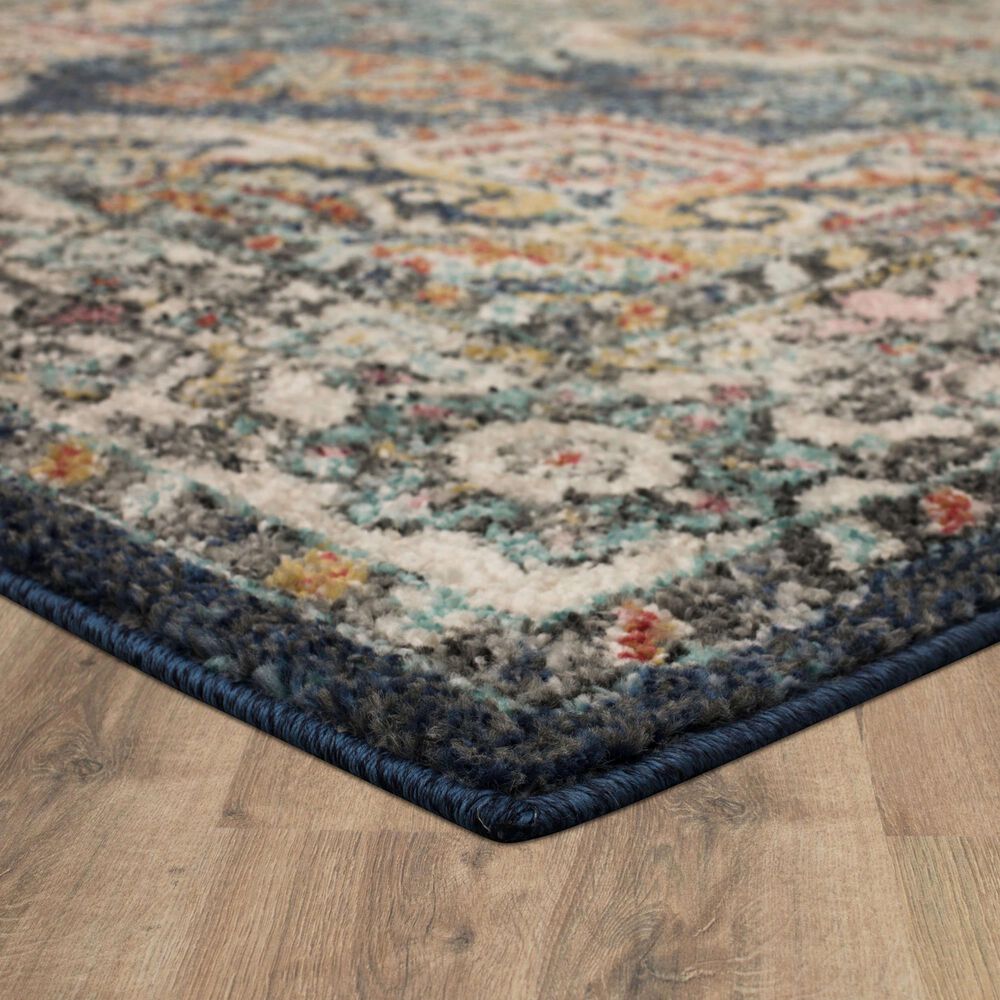 Mohawk R1108 Whimsy 5' 3" X 8' Blue Area Rug, , large