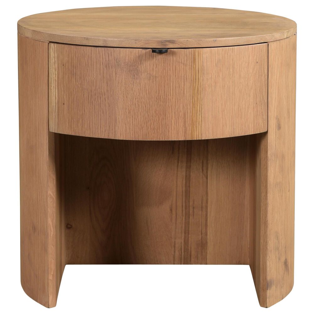 Moe&#39;s Home Collection Theo 1 Drawer Nightstand in Natural, , large