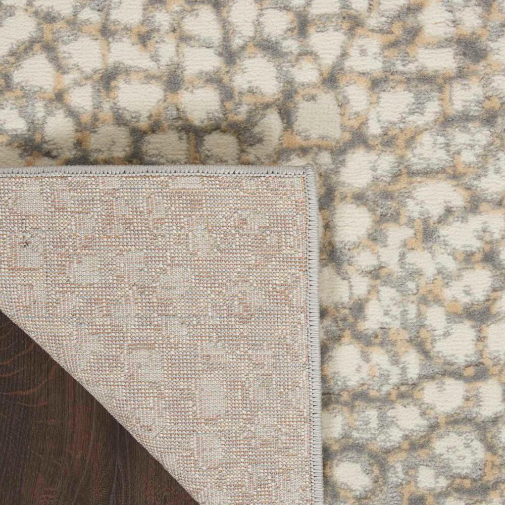 Nourison Joli 5&#39;3&quot; x 7&#39;3&quot; Ivory, Beige and Grey Area Rug, , large