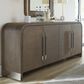 Hooker Furniture Modern Mood Buffet in Earthy Brown and Pewter, , large