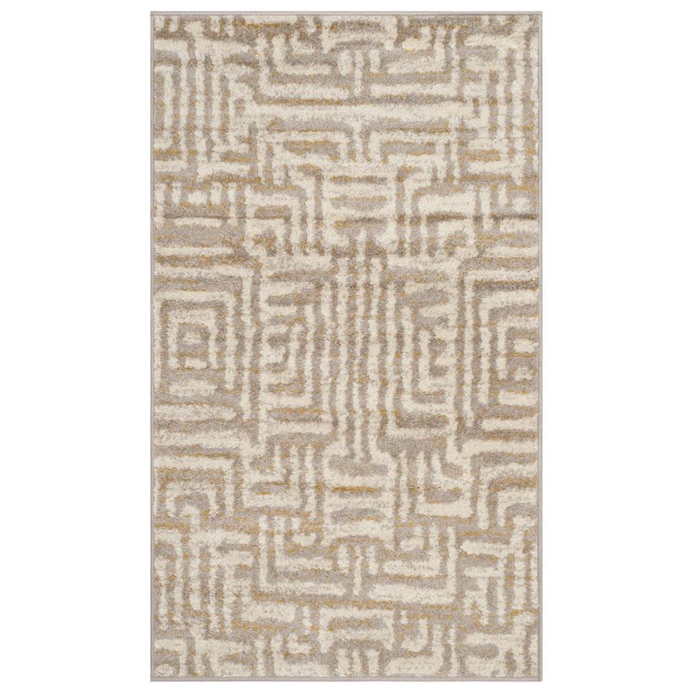 Safavieh Amsterdam AMS106A-3 3&#39; x 5&#39; Ivory/Mauve Area Rug, , large