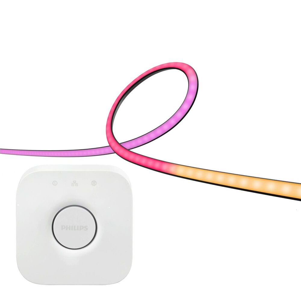 Philips Hue 55" Play Gradient Lightstrip + Hue Bridge 2.0 (2nd Gen) Bundle, , large