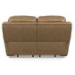 Flexsteel Cade Leather Power Reclining Loveseat with Headrest in Sand, , large