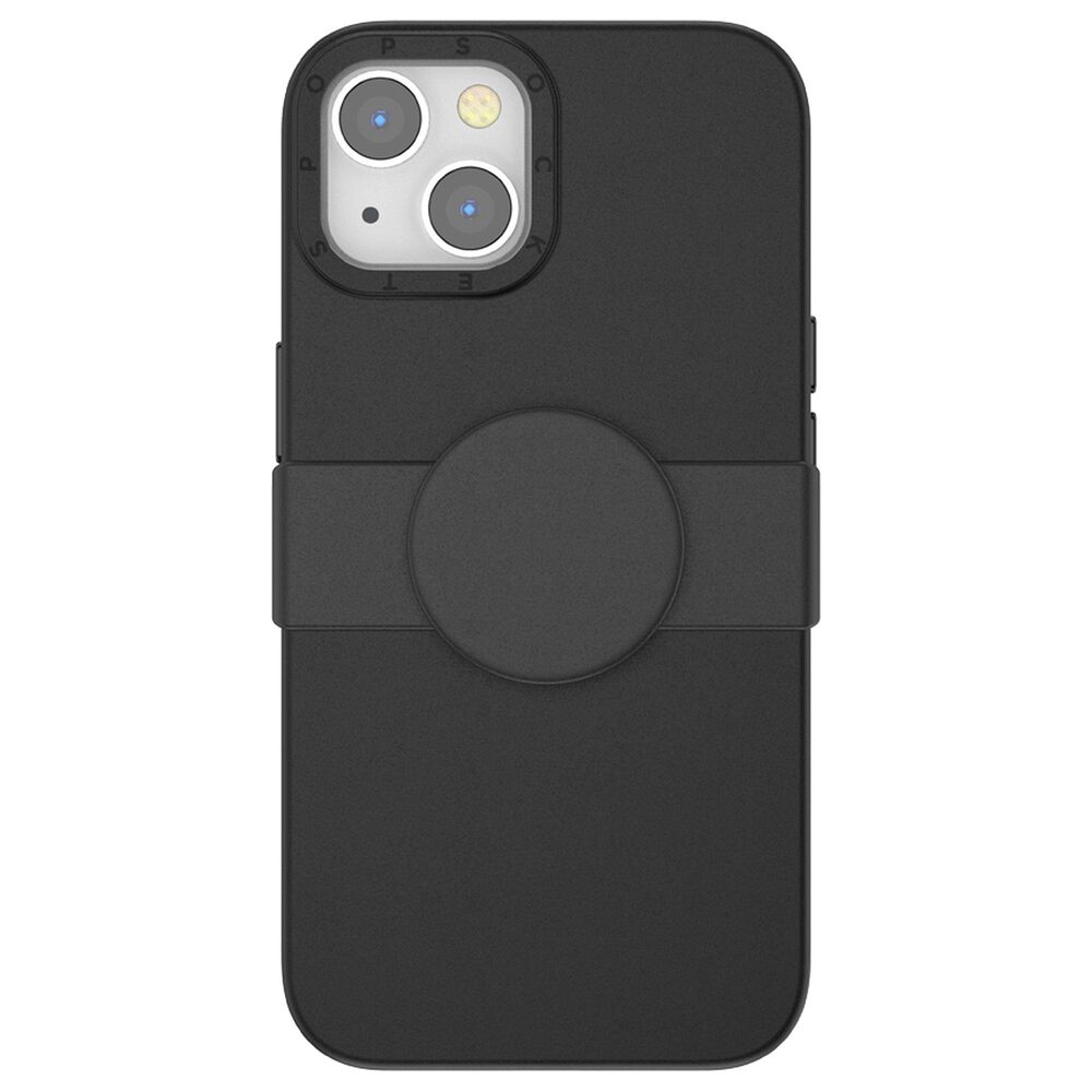 PopSockets PopGrip Slide Case for Apple iPhone 13 in Black, , large