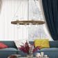 Cal Lighting Hempstead 8-Light Chandelier in Antique Brass, , large