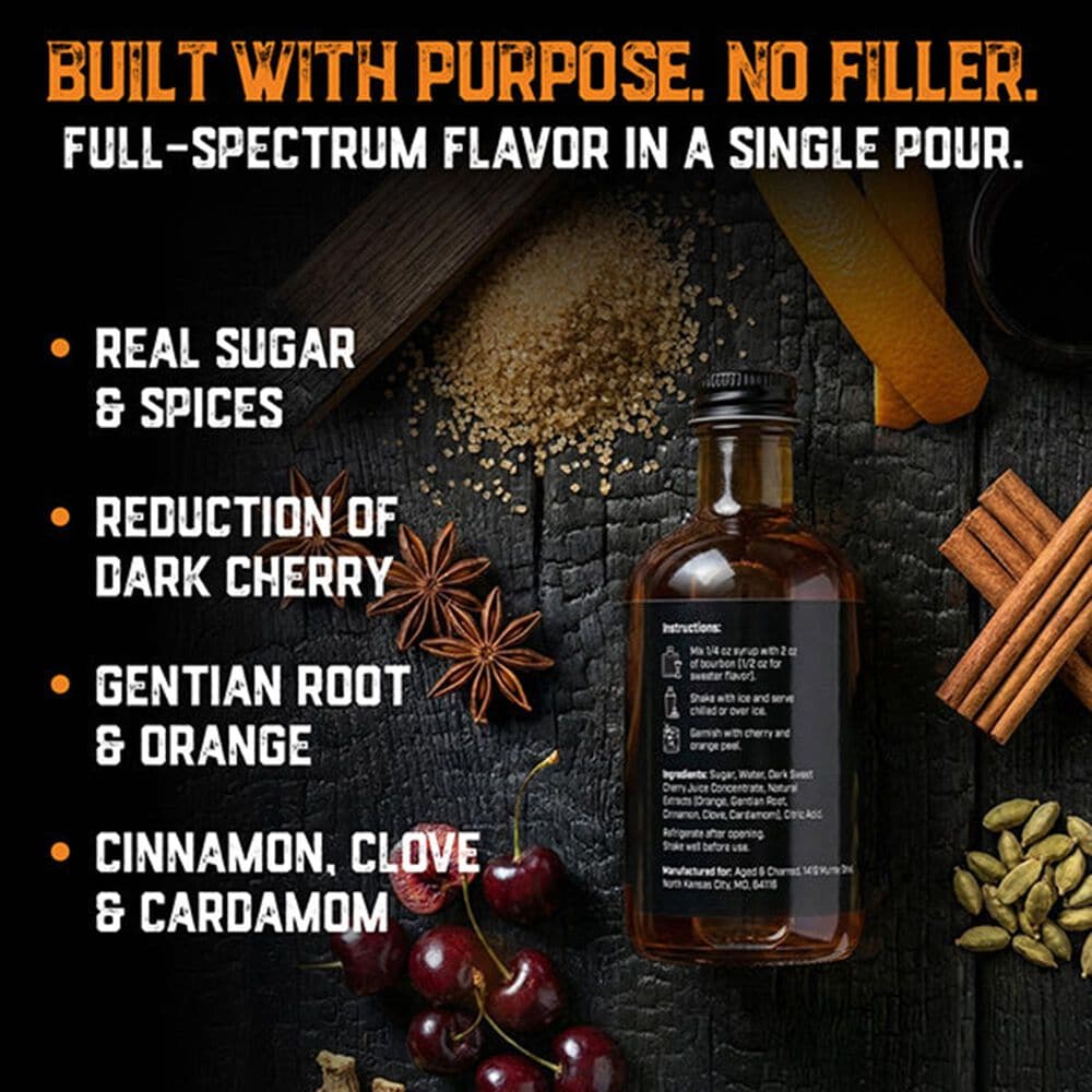 Aged &amp; Charred Signature Old Fashioned Syrup Mix in Multicolor, , large