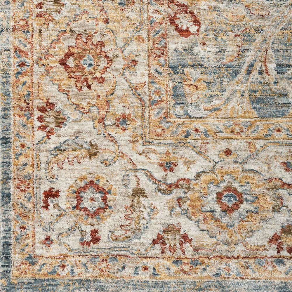 Nourison Sahar SHR03 2&#39;3&quot; x 10&#39;2&quot; Blue Runner, , large