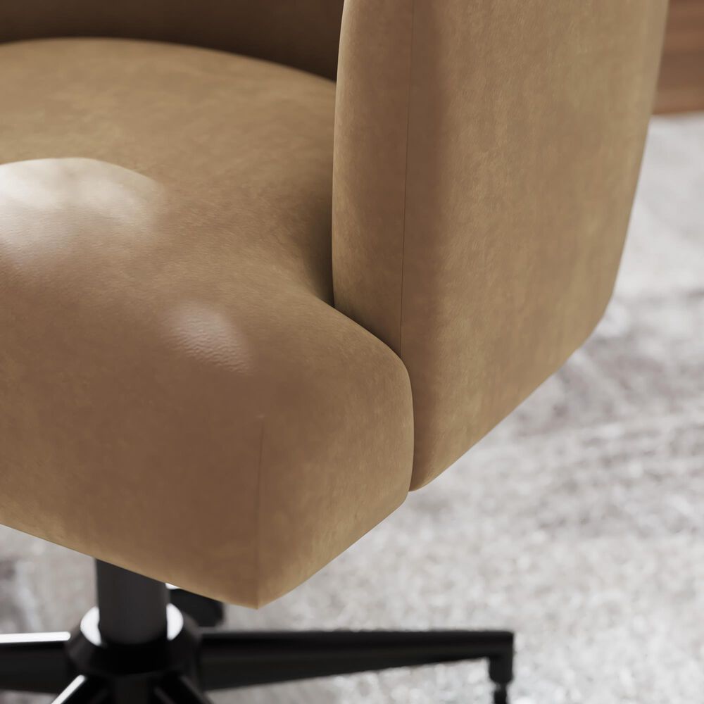 Ashley Austanny Home Office Desk Chair in Warm Brown, , large