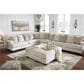 Ashley Rawcliffe 4-Piece Reversible L-Shaped Sectional Set in Parchment, , large