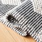 Safavieh Natura NAT481A 2"3" x 8" Ivory and Black Runner, , large