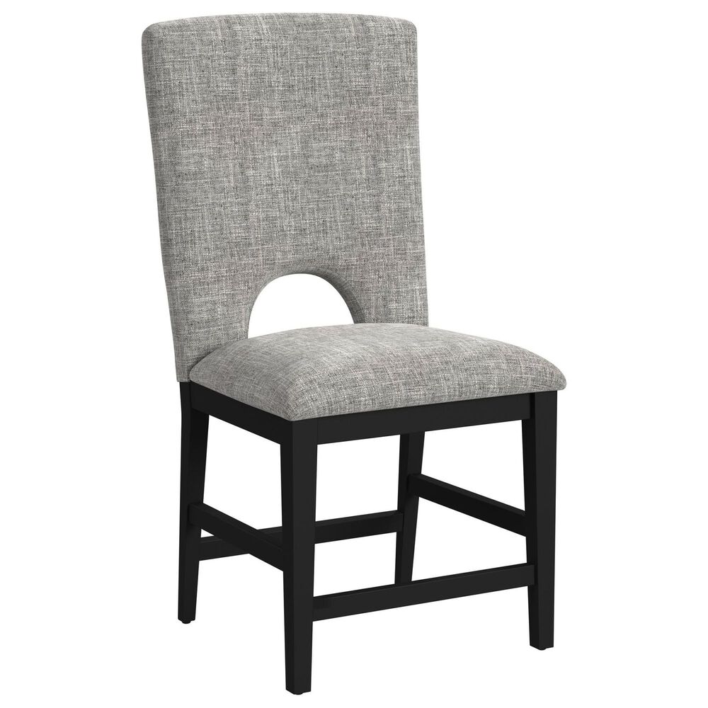 Mayberry Hill Oregon 5-Piece Counter Height Dining Set in Black, , large