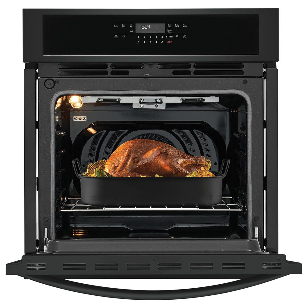 Frigidaire 27" Single Wall Oven with Air Fry in Black, , large