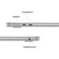 Apple MacBook Air 13-inch Laptop M4 chip - 10 Core CPU - 10 Core GPU - 16GB Memory - 512GB SSD - Silver (Latest Model), , large