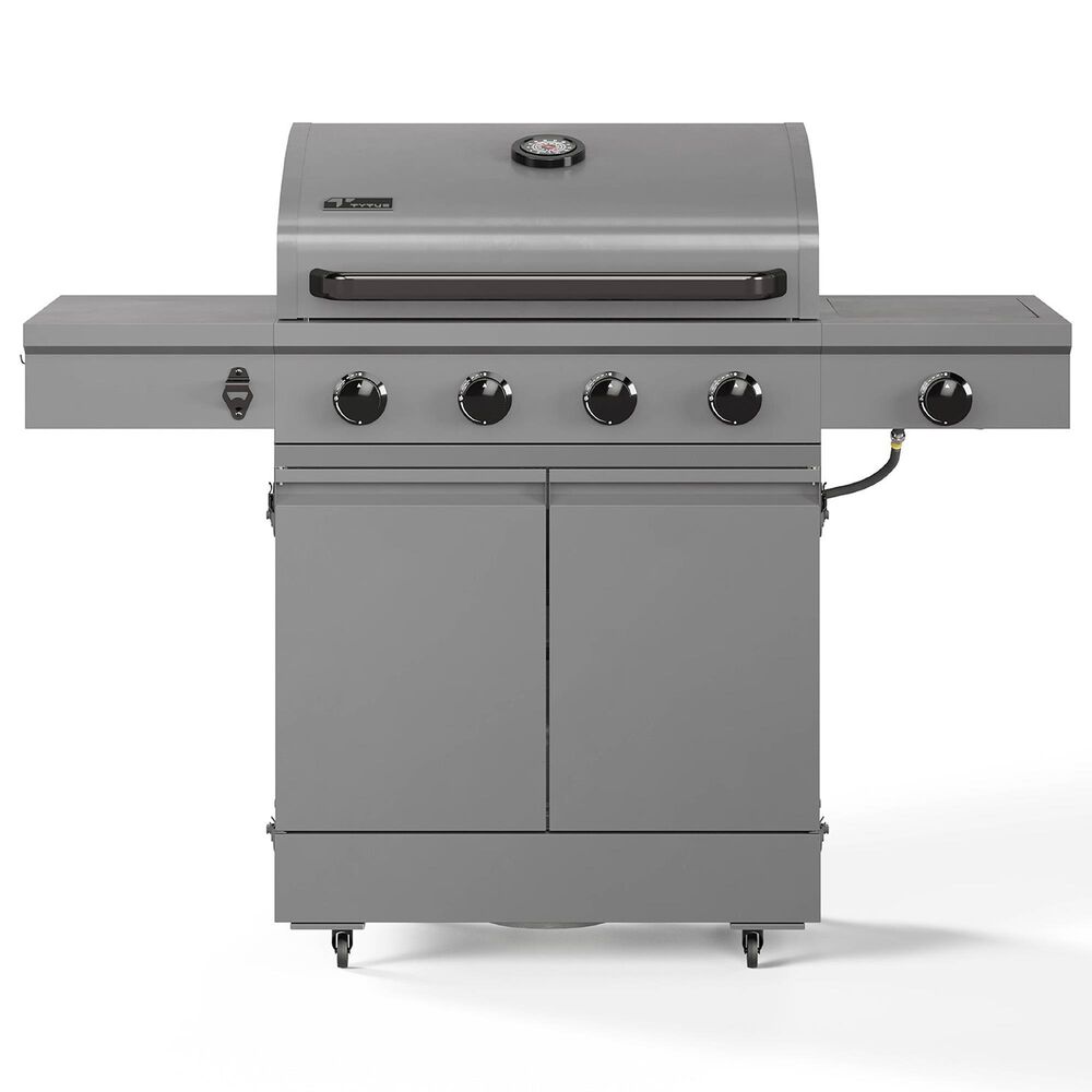 Tytus Anaheim and Emberwood 3-Piece Modular Duo with Tabletop Grill and Griddle in Gunmetal Gray, , large