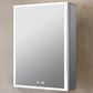 Lexora Home Mesa 20" x 32" LED Mirror Medicine Cabinet with Defogger in Aluminium, , large