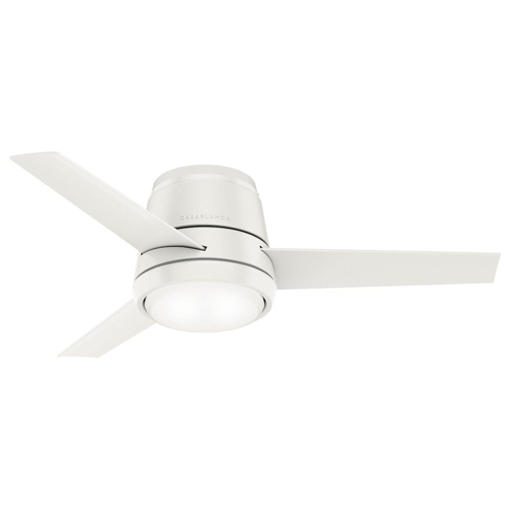 Hunter Commodus 44" Ceiling Fan with LED Light n Fresh White, , large