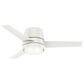 Hunter Commodus 44" Ceiling Fan with LED Light n Fresh White, , large