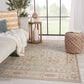 Jaipur Kindred Pastel Parchment and Oak Buff 6" x 9" Area Rug, , large