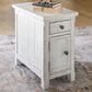 Ashley Robbinsdale Chairside End Table in Antique White, , large