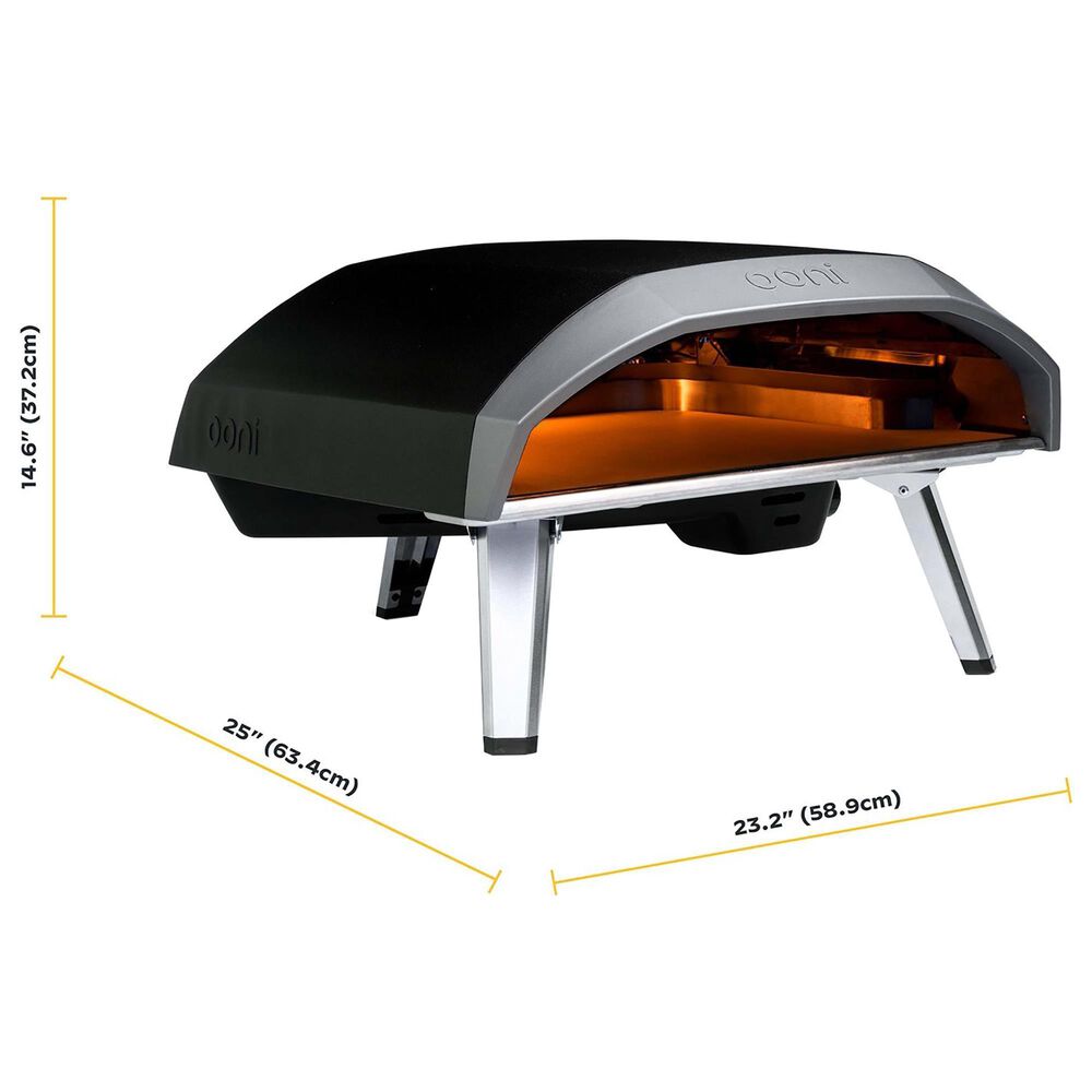 Ooni Koda 16 Gas Powered Pizza Oven in Black, , large