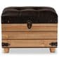 Baxton Studio Edmund Storage Ottoman in Dark Brown, , large