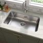 MS International Single Bowl 18-Gauge Stainless Steel Undermount Kitchen Sink, , large