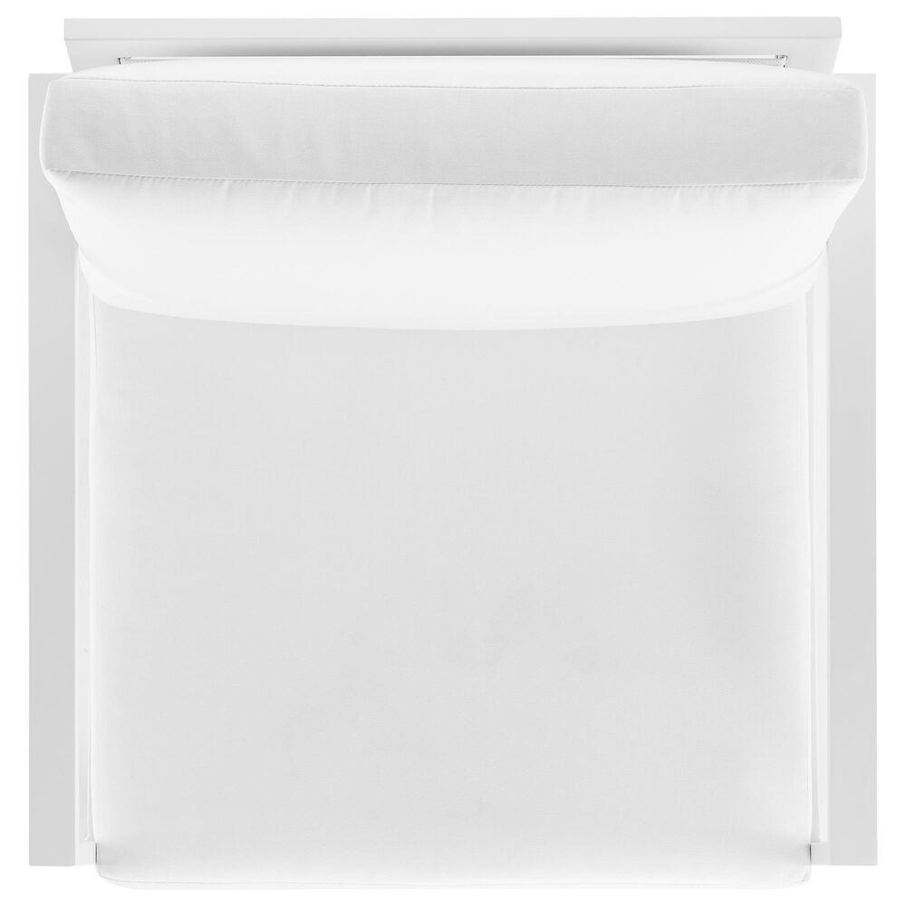 Linon Home Decor Holland Patio Armchair in White, , large