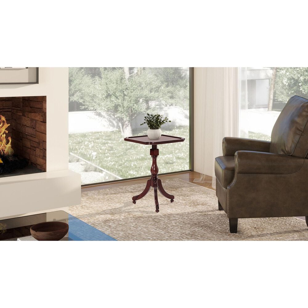 Jennifer Taylor Home Mabel Side Table in Rich Walnut, , large