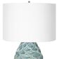 Uttermost Laced Up Table Lamp in Seafoam Gloss, , large