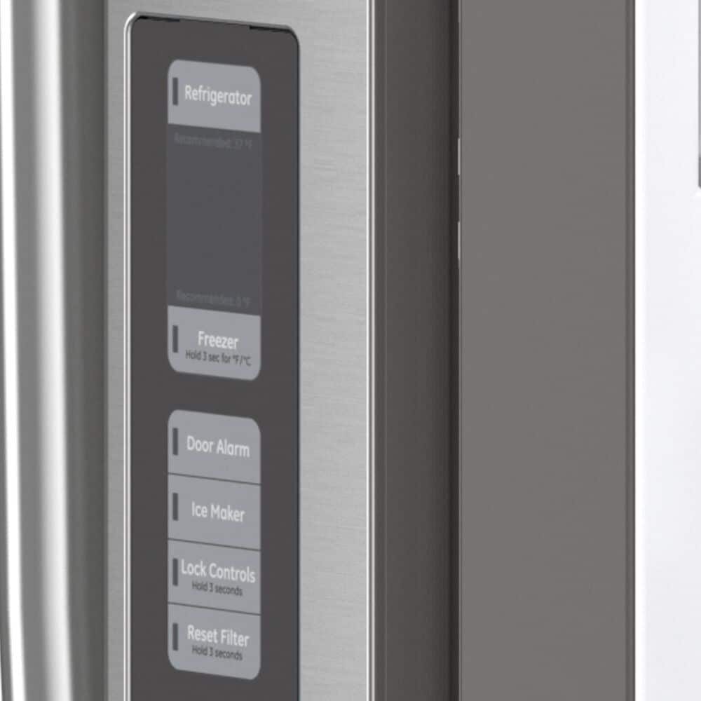 GE Appliances 28.7 Cu. Ft. 3-Door French Door Refrigerator in Stainless Steel, , large
