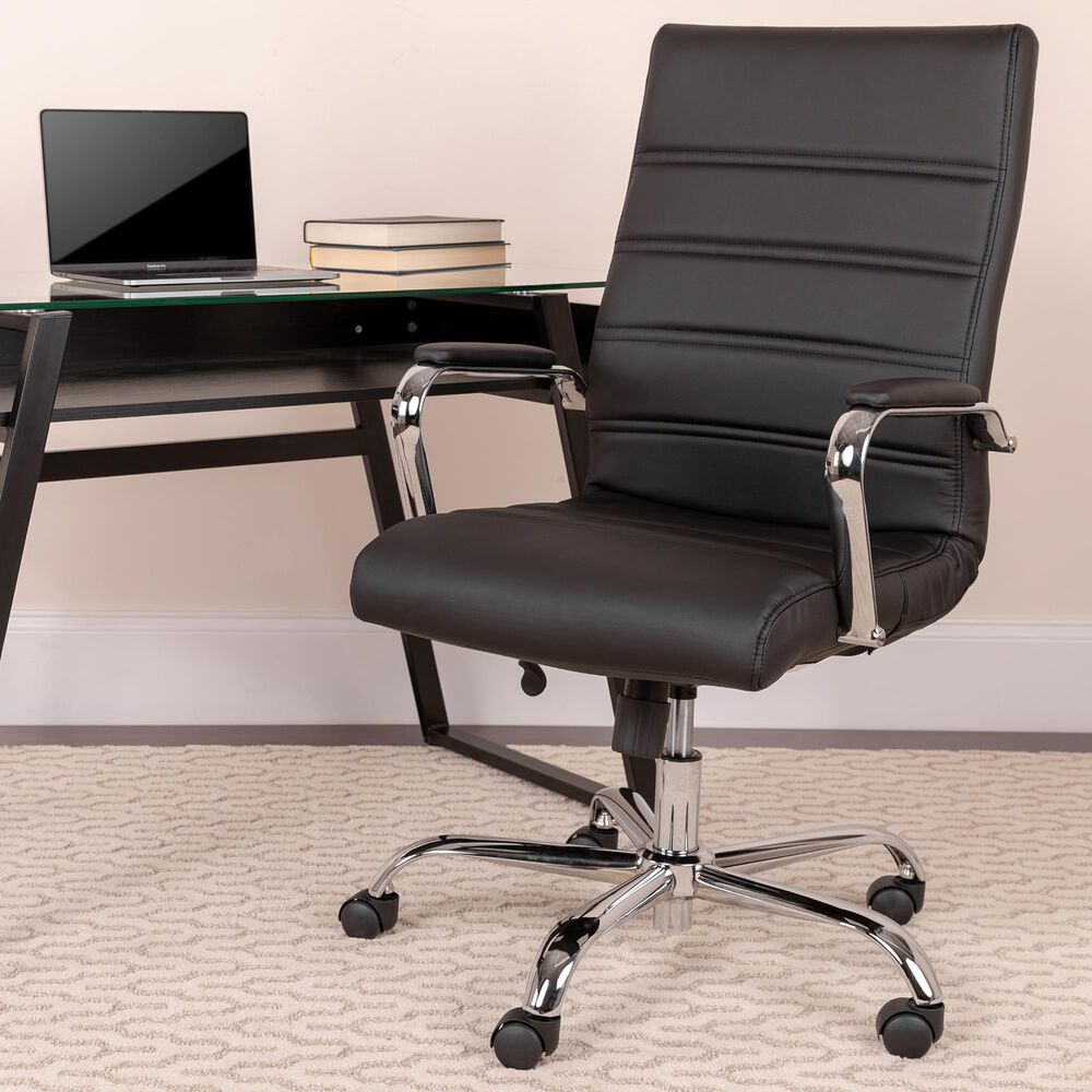 Flash Furniture 43" Executive Swivel Chair in Black, , large