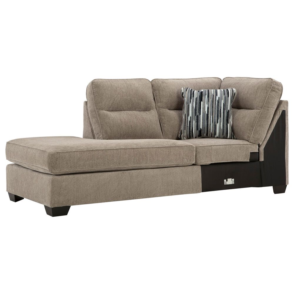 Ashley Olten 2-Piece Left Facing Sectional with Chaise in Mocha, , large