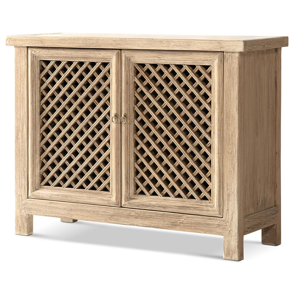 Jennifer Taylor Home Arden 51" 2-Door Accent Storage Cabinet in Heritage Light Natural Brown, , large
