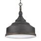 Golden Lighting Keating 3-Light Pendant in Antique Black Iron, , large