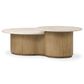 Four Hands Toro Coffee Table in Cappuccino and Rubbed Light Oak, , large