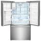 Frigidaire Gallery 3 Piece Kitchen Package with 27.8 Cu. Ft. French Door Refrigerator, 30" Front Control Gas Range with Total Convection, and 24" Built-In Bar Handle Dishwasher with CleanBoost in Stainless Steel, , large