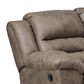 Ashley Stoneland Manual Reclining Sofa in Fossil, , large