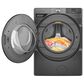 Whirlpool 4.5 Cu. Ft. Smart Front Load Washer and 7.4 Cu. Ft. Smart Gas Dryer Laundry Pair in Volcano Black, , large