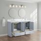 37B Lucerne 60" Double Bathroom Vanity in Soft Blue with Marble Top and Backsplash, , large