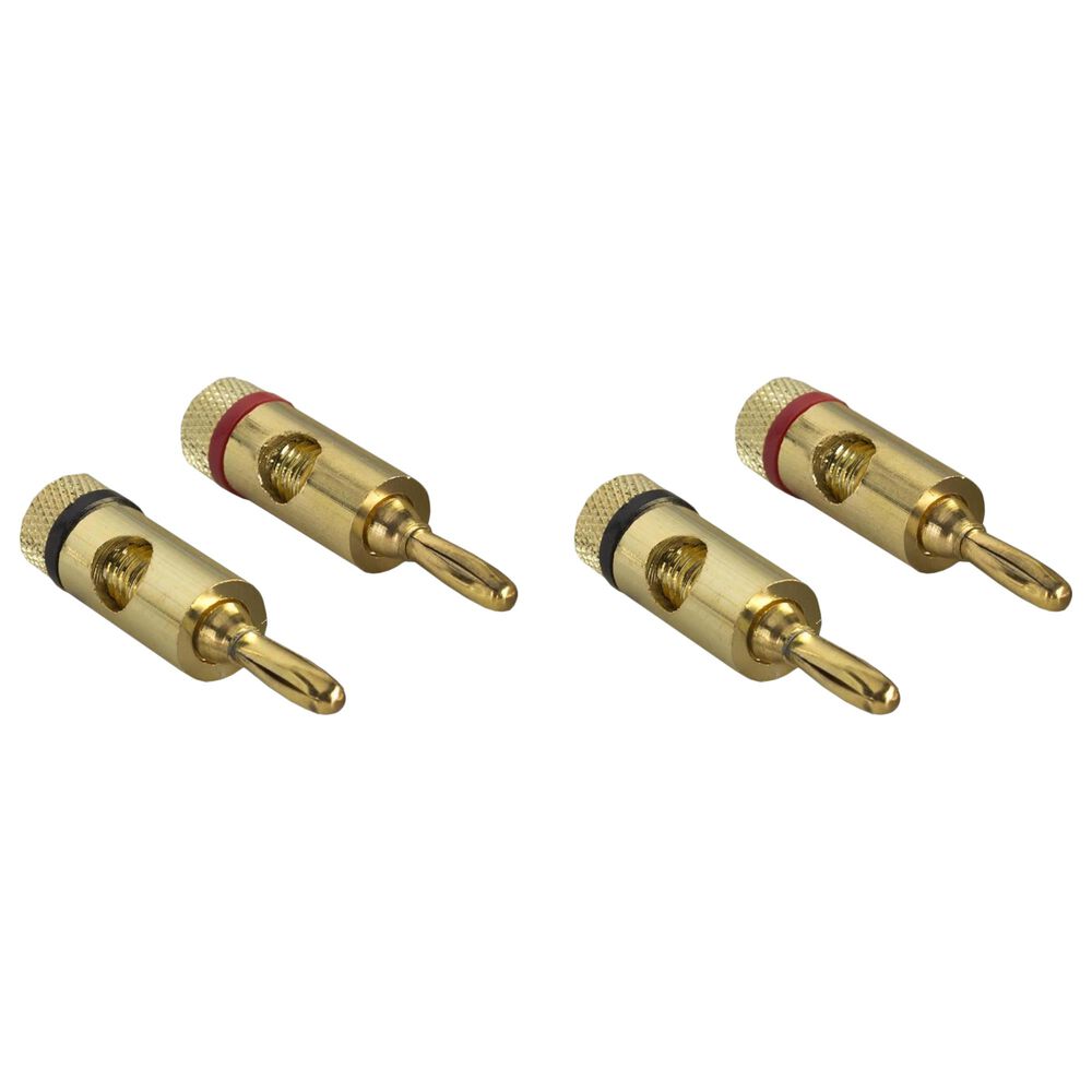 Helios 2 Pair Banana Plug Mid Level in Gold, Black and Red, , large