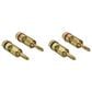 Helios 2 Pair Banana Plug Mid Level in Gold, Black and Red, , large