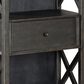 Ashley Tyler Creek 3-Shelf Display Cabinet in Antique Black and Gray, , large