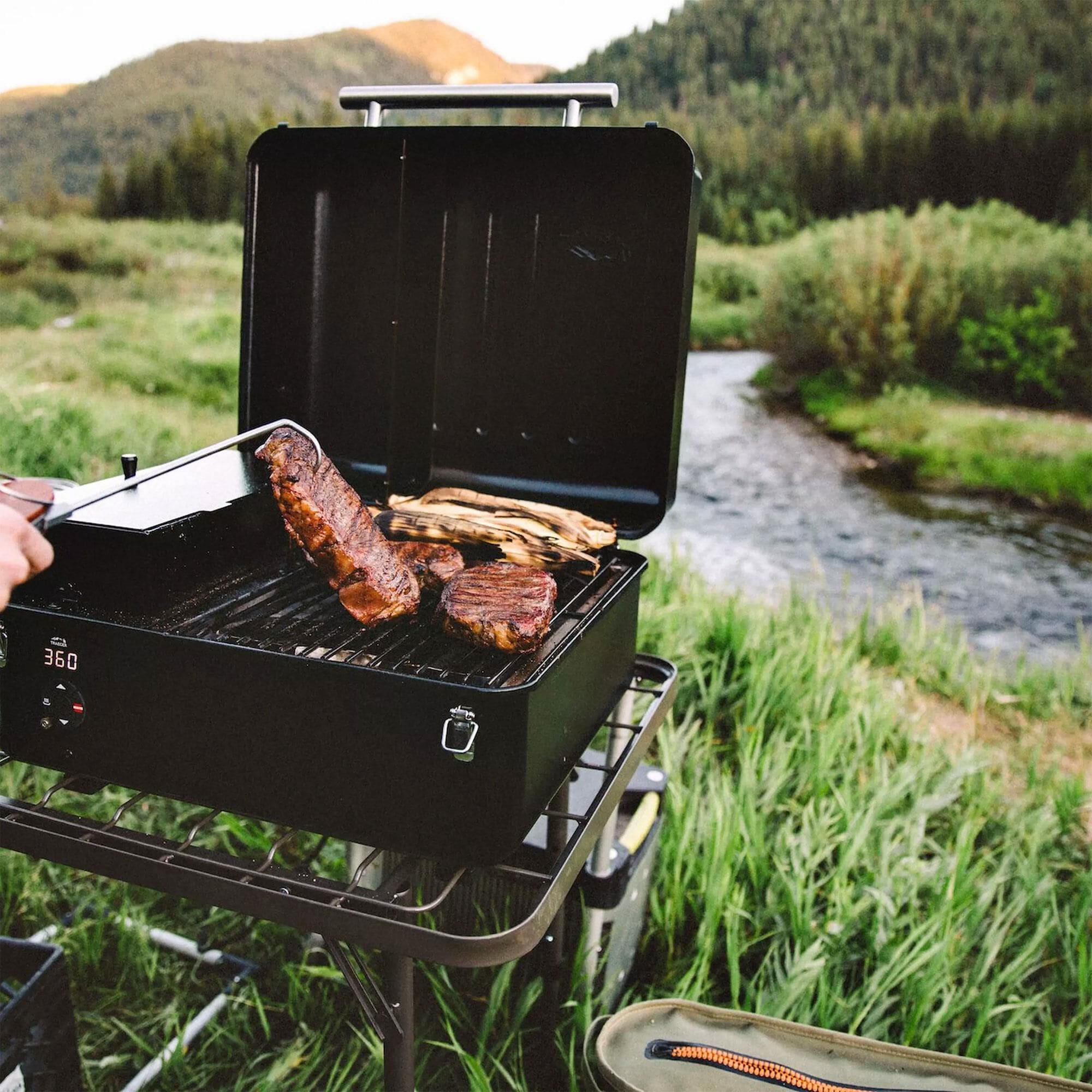 Portable best sale traeger grill