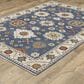 Oriental Weavers Hastings HA06Z 9"10" x 12"10" Blue Area Rug, , large