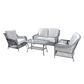 Gathercraft Essen 4-Piece Chat Set in Gray, , large