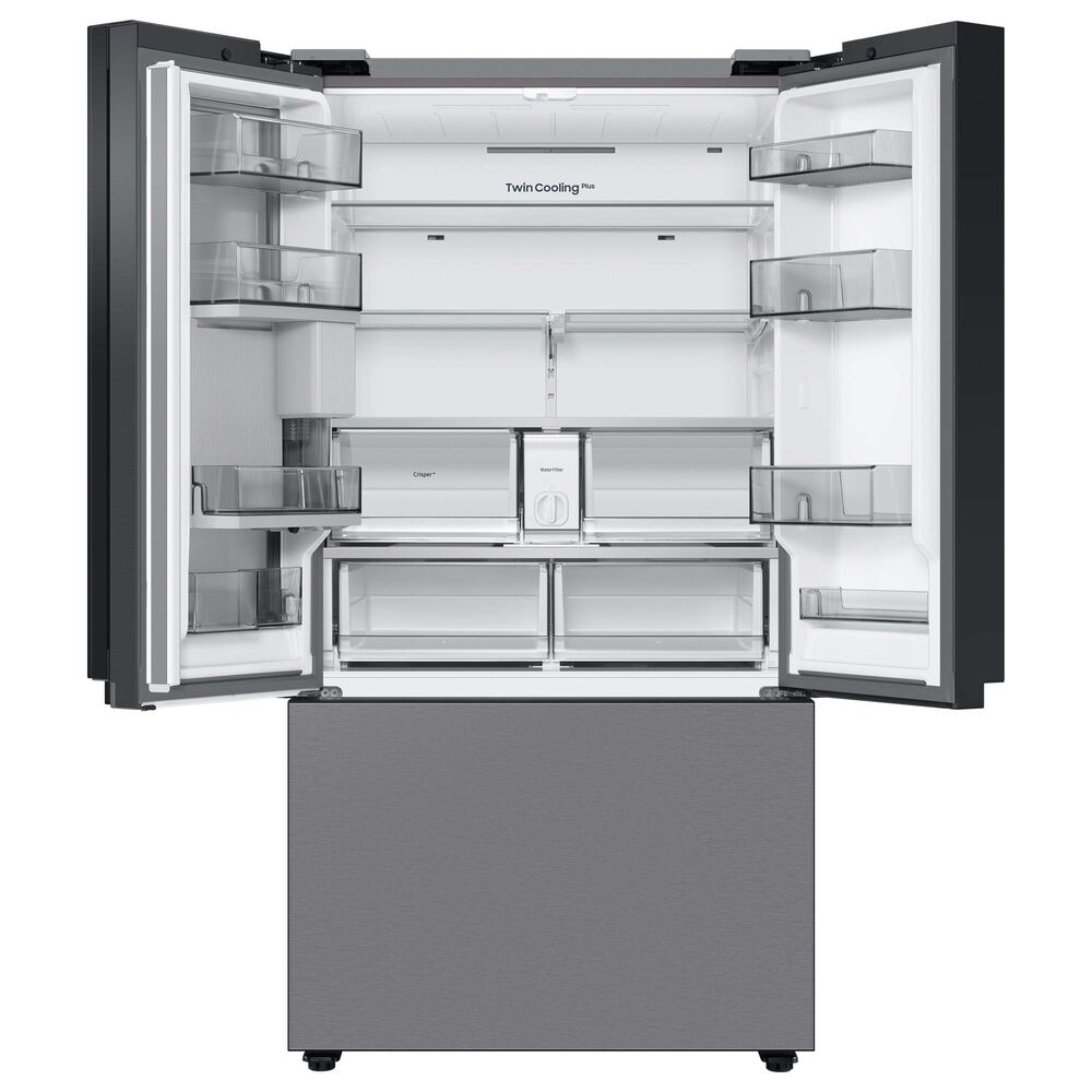 Samsung Bespoke 2-Piece Kitchen Package with 30 Cu. Ft. French Door Refrigerator and Dishwasher in Stainless Steel, , large
