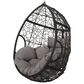 Hearth and Haven Castaic Outdoor Hanging Chair with Cushions in Light Gray, , large