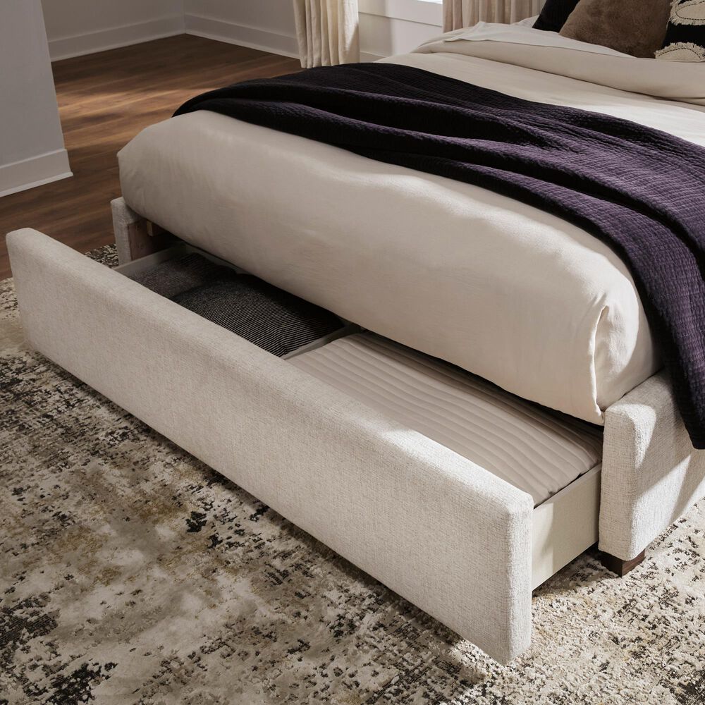 Ashley Shoralli Queen Upholstered Storage Bed in Beige, , large