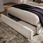 Ashley Shoralli Queen Upholstered Storage Bed in Beige, , large